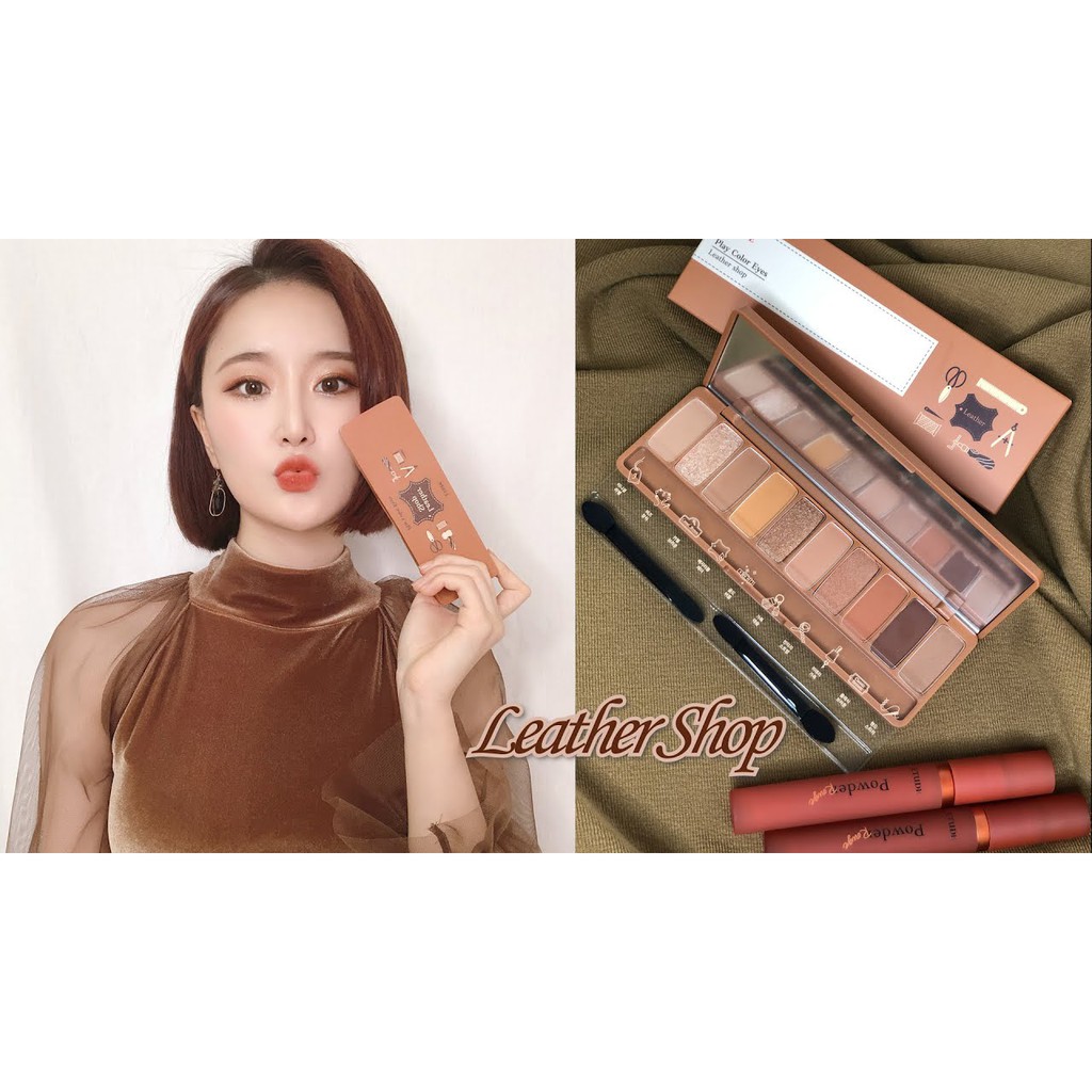 [CHÍNH HÃNG KÈM BILL] Bảng Phấn Mắt Etude House Leather Shop Play Color Eyes