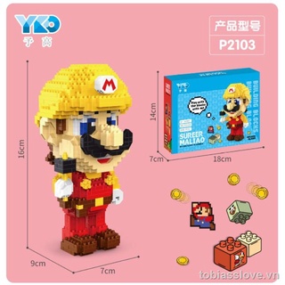 Mario diving chef model building toy