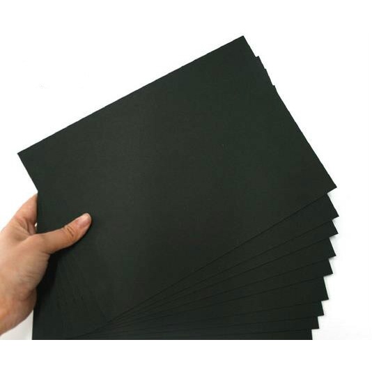 Giấy bìa màu đen A4 định lượng 120gsm