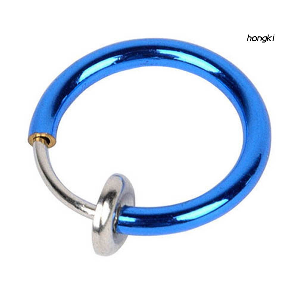 (Hàng Mới Về) Set 2 Khuyên Mũi Dạng Kẹp Thời Trang Cho Nam Và Nữ