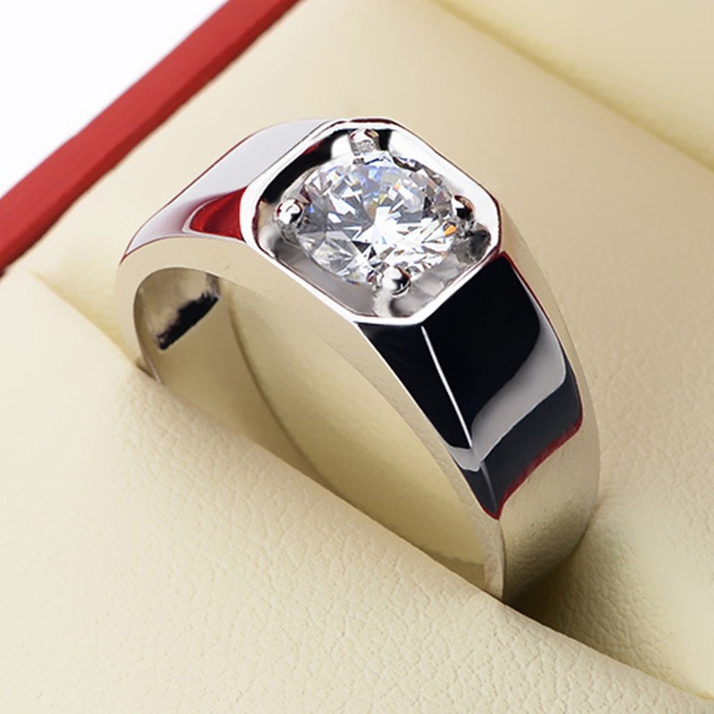 Nhẫn cưới mạ bạc 925 dành cho nam