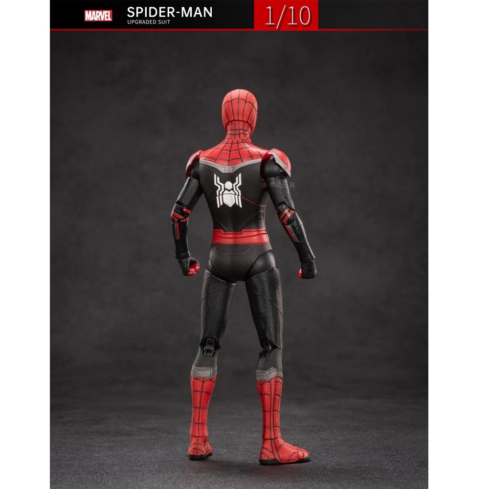 Mô hình Spider Man Upgrade Suit ZD Toys chính hãng tỉ lệ 1:10