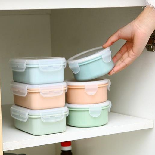 Hộp Trữ Đông, Hộp Nhựa Đựng Thực Phẩm Tủ Lạnh Có Nắp Chống Tràn