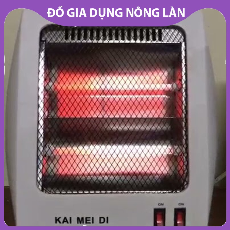 Đèn sưởi nhà tắm 2 bóng NL Shop, máy sưởi ấm phòng ngủ Kaimeidi công suất 800w  bảo hàng 3 tháng