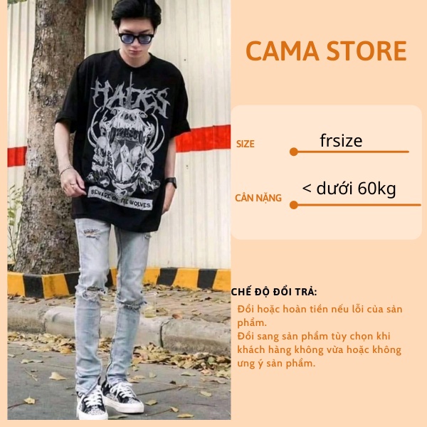 [Mã 44FASHIONSALE1 giảm 10K đơn 50K] Áo thun unisex tay lỡ form rộng CaMa Store M229