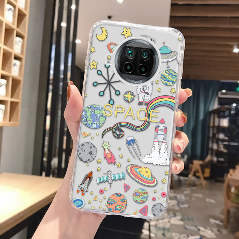 Cute Dog Cheap Case for A9 F11Pro F5 F9 A37 A5 A52 A53 2020 A7 A8 Realme 5 5S 5i 6i 7 Pro 7i C11 C12 C15 C17 Narzo10 A 20Pro Reno4 4G  Airbag Anti-fall Camera Protection Clear Cover