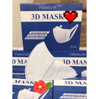 Hộp 50 chiếc khẩu trang 3D Mask công nghệ nhật hàng đẹp có logo công ty