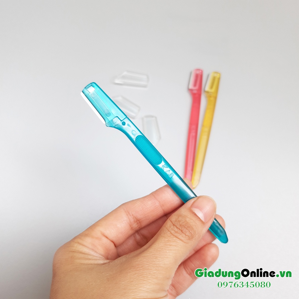 Set 3 Dao Cạo Lông Mày KAI CAML-3P4 Sắc Bén - Thương Hiệu Dao Cao Số 1 Tại Nhật - Larva Store