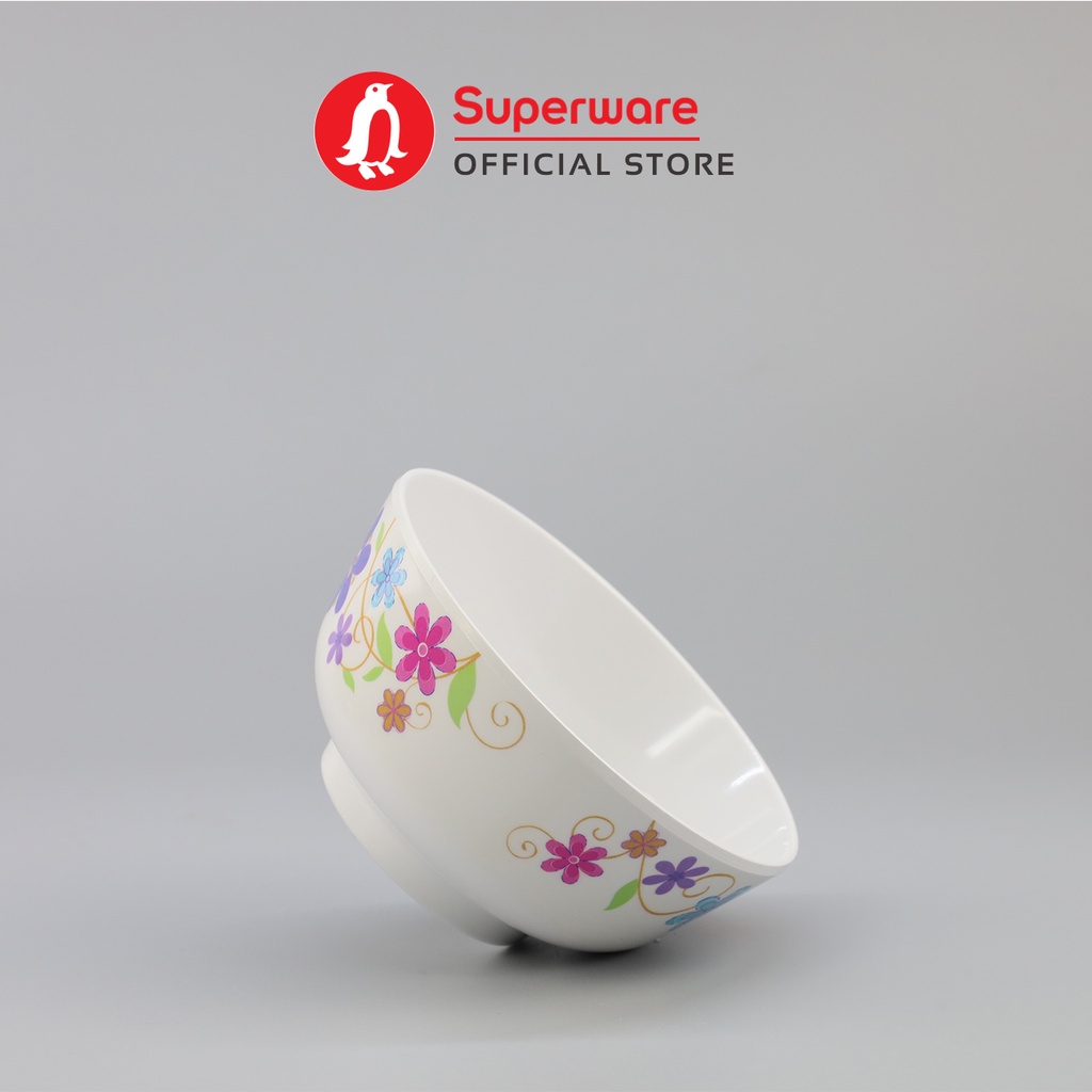 Chén Cơm 11cm Họa Tiết Spring Flower Chất Liệu 100% Melamine | Superware Thái Lan | B417