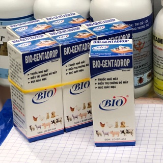 BIO GENTADROP - Thuốc nhỏ mắt cho thú 10ml