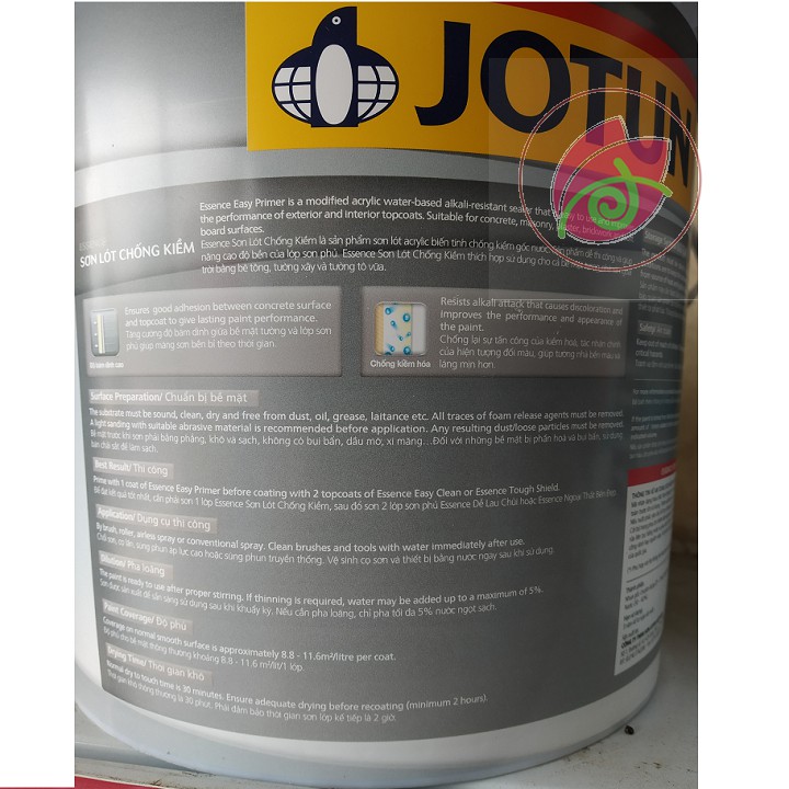 Sơn lót jotun essence (lót nội &amp; ngoại thất) 5lít