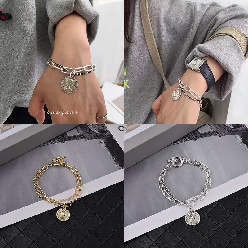 Vòng Tay Mặt Hình Chân Dung Cổ Điển Phong Cách Hàn Quốc Cho Nam Và Nữ | BigBuy360 - bigbuy360.vn