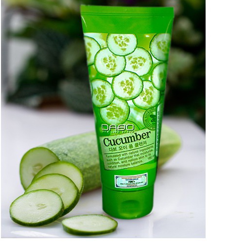 Sữa Rửa Mặt Dưỡng Da Dưa Leo DABO - Perfect Cleanser 180ml- Hàn Quốc