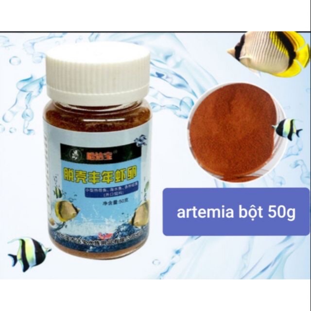 siêu rẻ - Artemia sấy khô cho cá ăn liền hủ 50g