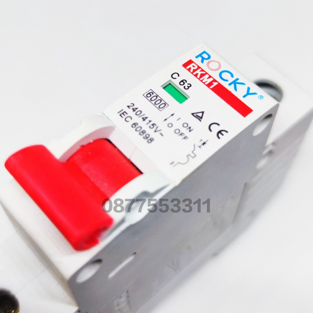 CB TÉP 1 PHA CHÍNH HÃNG ROCKY 16A, 20A, 32A, 40A, 50A, 63A
