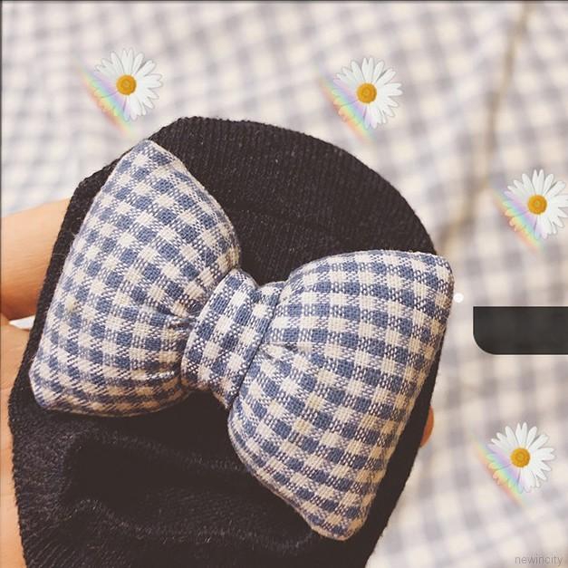 Vớ cotton thắt nơ xinh xắn cho bé gái