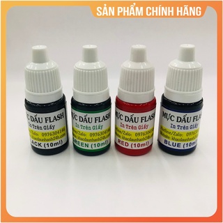 Mực dấu flash in trên giấy, mực chuyên dụng, mực in văn phòng, nhập khẩu chính hãng chai 10ml