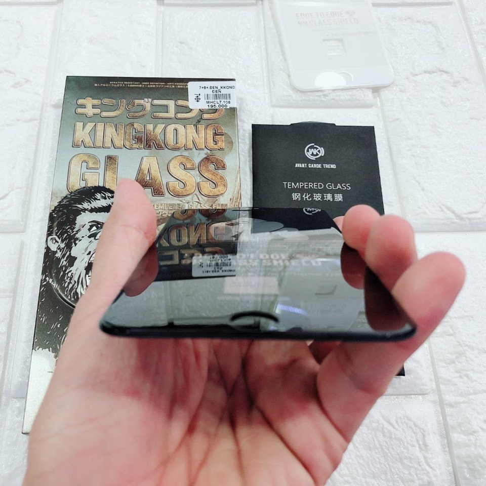 Kính cường lực iphone King Kong Full màn cho 6/6s/6p/6sp/7/7p/8/8p/x/xs/xsmax/xr/11/11pro/11promax/12/12promax/13