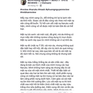 NARUKO BẠCH NGỌC LAN Mặt Nạ