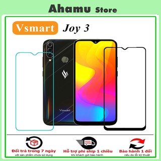 Kính cường Lực Vsmart Joy 3 Full Màn Trong Suốt Tặng Kèm Khăn Lau [FM]