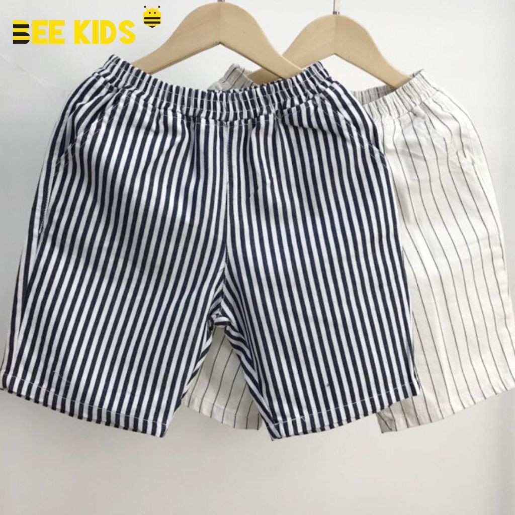 Quần Ngố Bé Trai Bee Kid Cạp Chun Túi Chéo 2 Bên Cho Bé Đi Chơi Đi Dạo Phố (7 - 12 Tuổi) 8QC01610CT