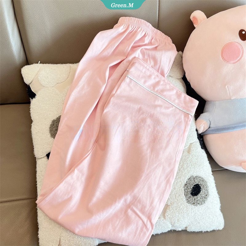 SANRIO Bộ Đồ Ngủ Tay Dài In Hoạt Hình Hello Kitty Dễ Thương Thời Trang Xuân Thu Cho Nữ