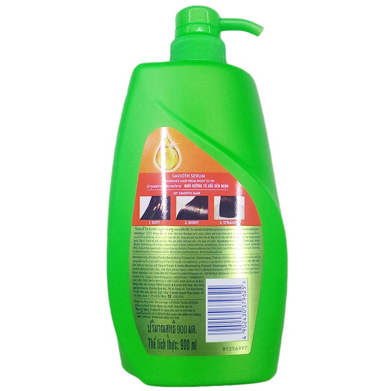 Dầu gội Rejoice siêu mềm mượt chai 900ml