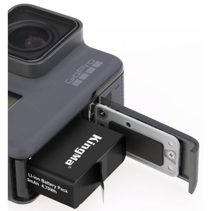 Combo 2 pin 1 sạc đôi Kingma cho Gopro Hero 5 6 7 8