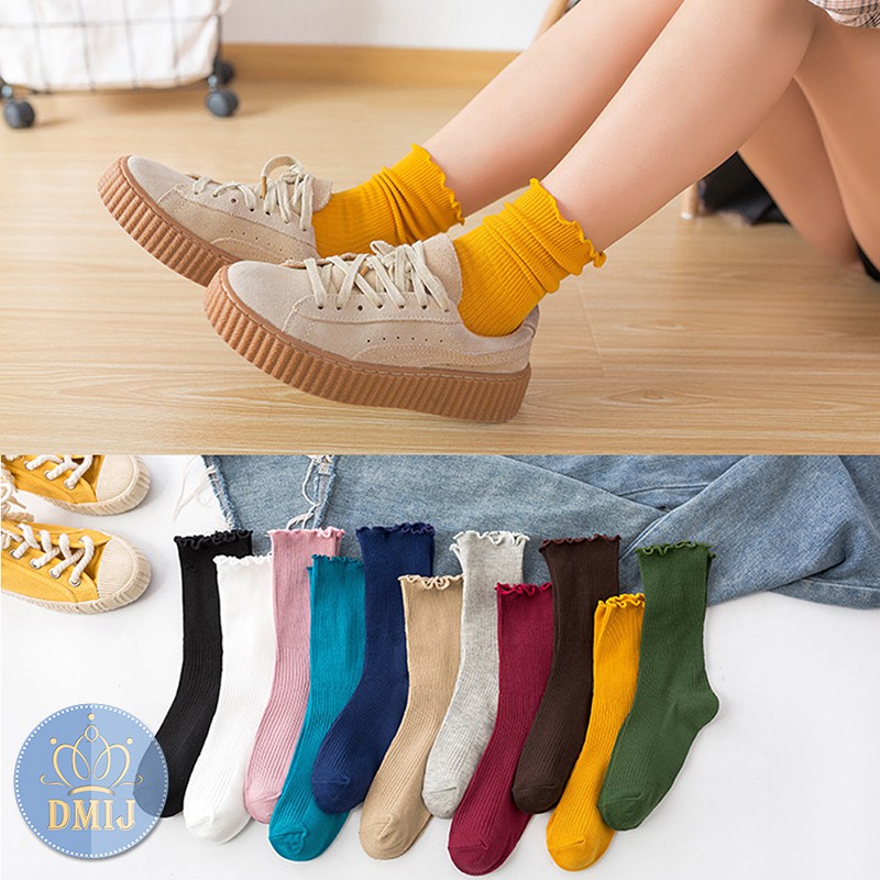 Tất bèo nữ cố cao nhún nhiều màu cực xinh