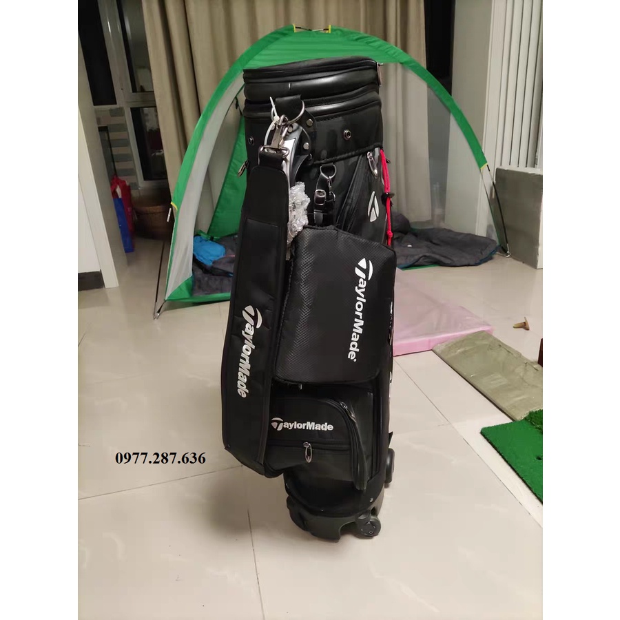 Túi đựng gậy golf có bánh xe vải bố chống nước khóa số bảo mật cao cấp shop GOLF PRO TM051