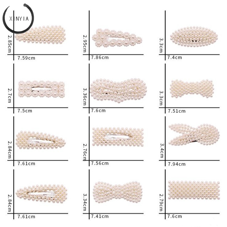 Kẹp Tóc Đính Ngọc Trai Thời Trang Cho Nữ
