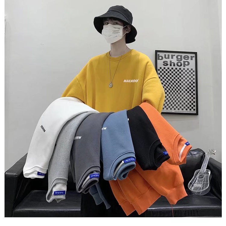 Áo len lông cừu nam thời trang Hong Kong size M-5XL