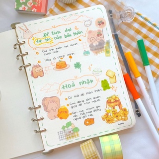 Sổ còng Binder A5 ruột chấm Dot grid Klong 200 trang 120 GSM