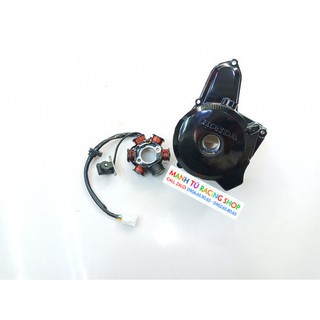 lốc đề xe wave đen có lửa 6 cục 2 món