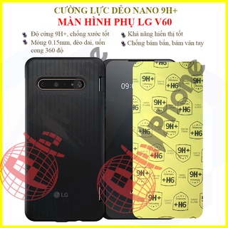 Dán cường lực dẻo nano bảo vệ màn hình phụ LG V60