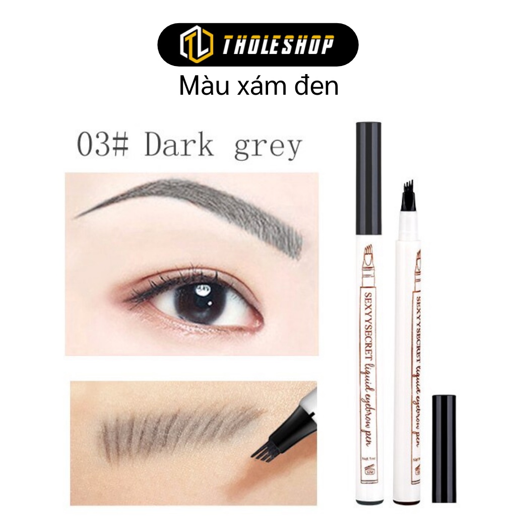 Chì Kẻ Mày - Bút Nước Kẻ Mày 4 Đầu, Không Thấm Nước, Dễ Dàng Vẽ 4980