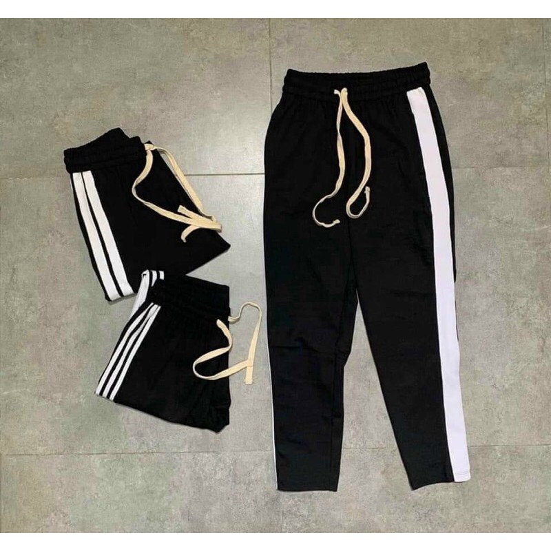 Quần Jogger Nam/ Quần Thể Thao Nam Dáng Dài 1 Sọc, 2 Sọc, 3 Sọc Full Size Màu Đen | BigBuy360 - bigbuy360.vn
