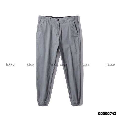 Quần Jogger Kaki HEBOZ Cạp In Dây Rút 4M, lưng thun co giãn cao cấp- 00000742