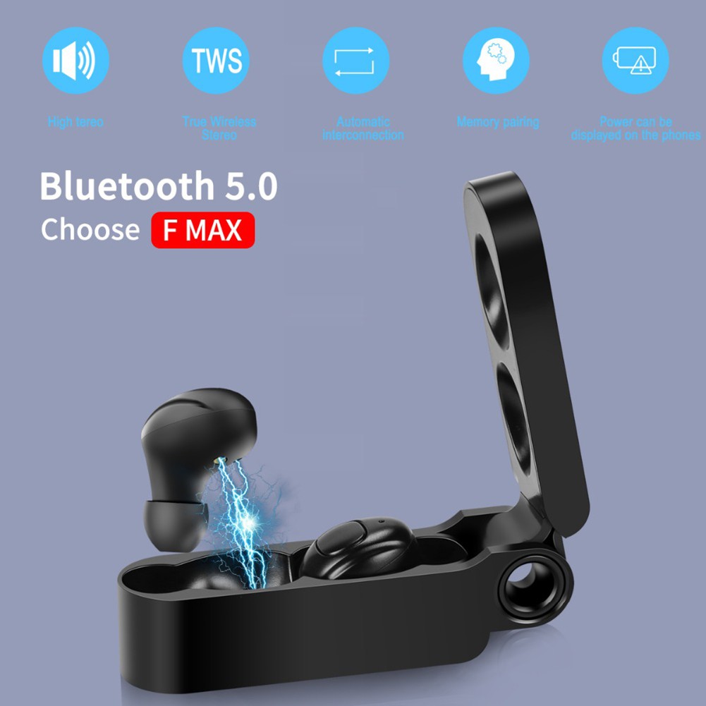 Tai Nghe Bluetooth 5.0 Fineblue F Max Tws Kèm Hộp Sạc