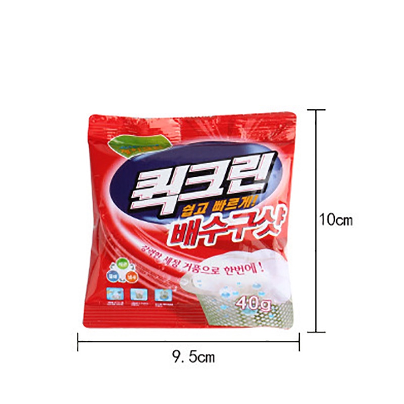 [VIP] Gói Bột Thông Cống, Bột Thông Bồn Cầu Hàn Quốc Cao Cấp (GÓI 40G)