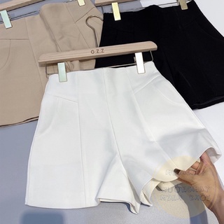 Quần short nữ cạp cao tôn dáng basic dễ phối đồ - Misa Shop