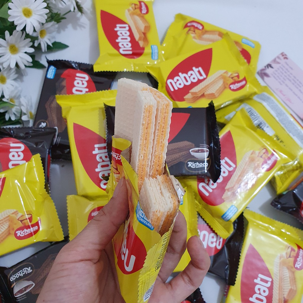 01 GÓI Bánh Xốp Nabita - Giòn, Ngon, Xốp, Thơm - Vị phô Mai, Socola.