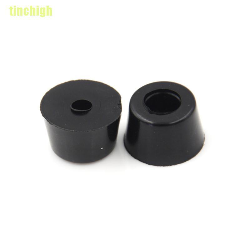 Set 10 chân cao su tròn màu đen kích thước 17x10mm