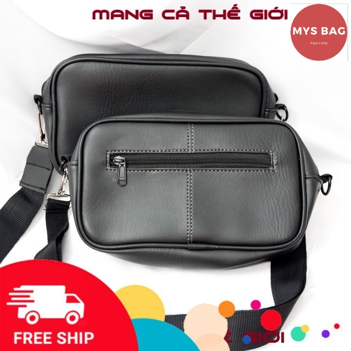 Túi đeo chéo nam mini da pu bền bỉ phong cách unisex style Hàn Quốc Mys Bag