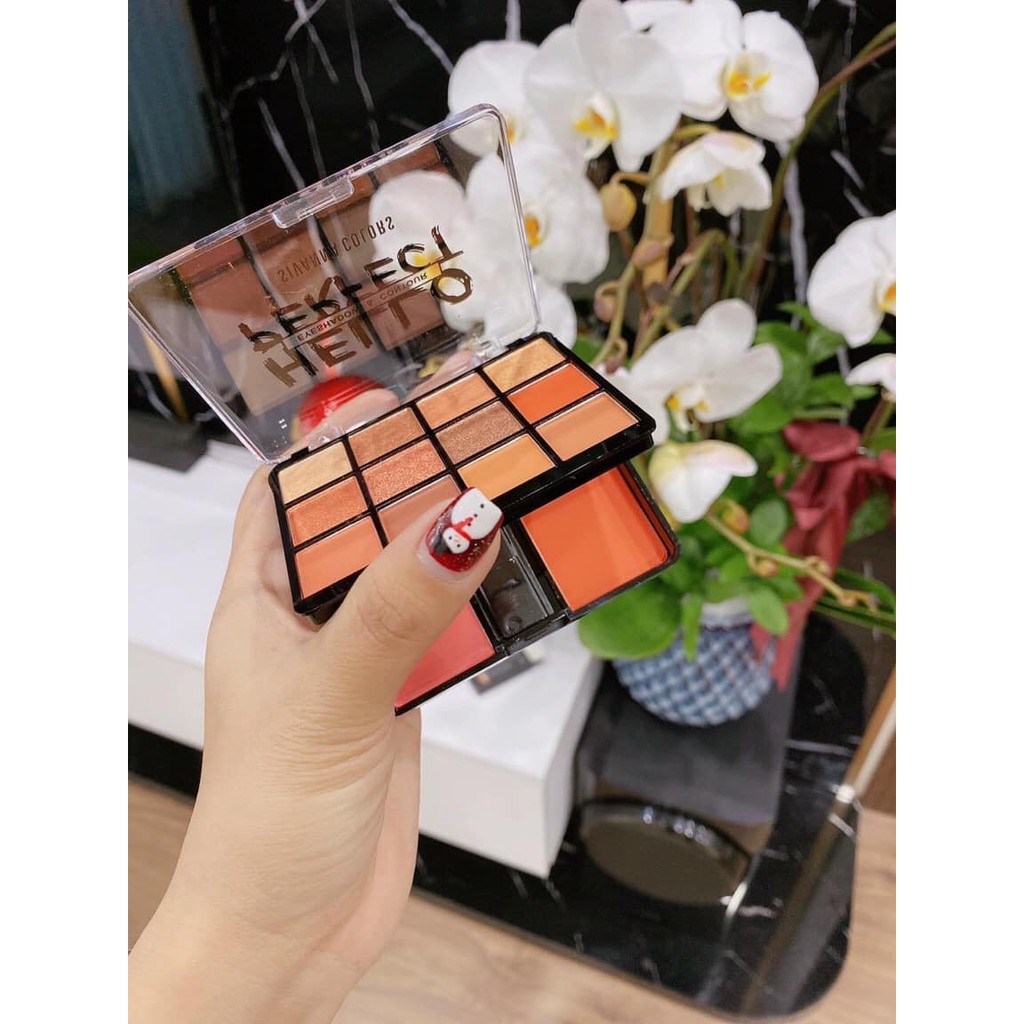 Set Phấn Mắt - Má Hồng - Tạo Khối Sivanna Hello Perfect HF5016