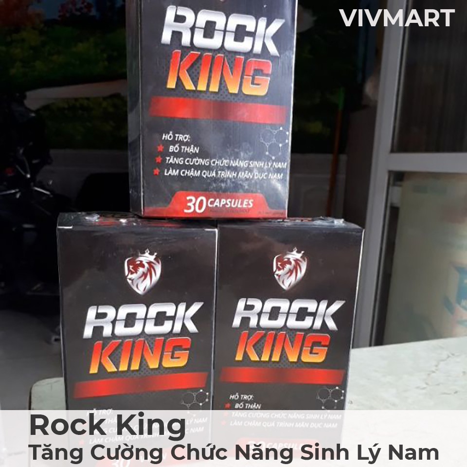 [Có Che Tên] ROCK KING - Tăng cường sinh lý nam chống xuất tinh sớm bổ thận tráng dương và giảm đau lưng mỏi gối
