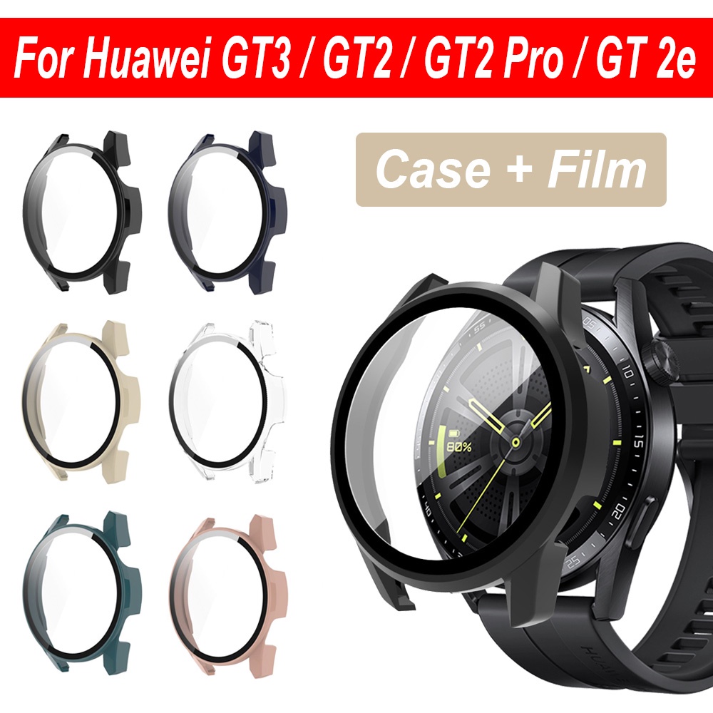 Ốp Nhựa PC Bảo Vệ Màn Hình Đồng Hồ Huawei Watch GT3 46mm 42mm GT2 Pro GT2e