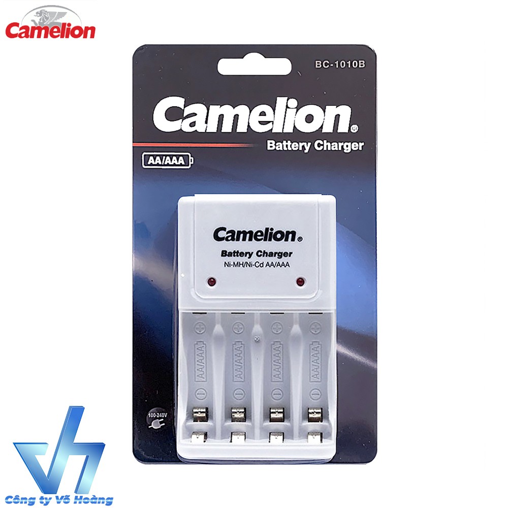 Sạc Camelion 1010B kèm 4 pin Camelion AA 2700mAh mẫu mới