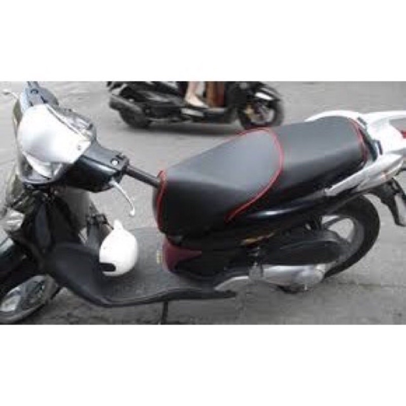 vỏ bọc yên -vỏ yên sh to 2006-2021 viền đỏ gân đỏ loại dầy