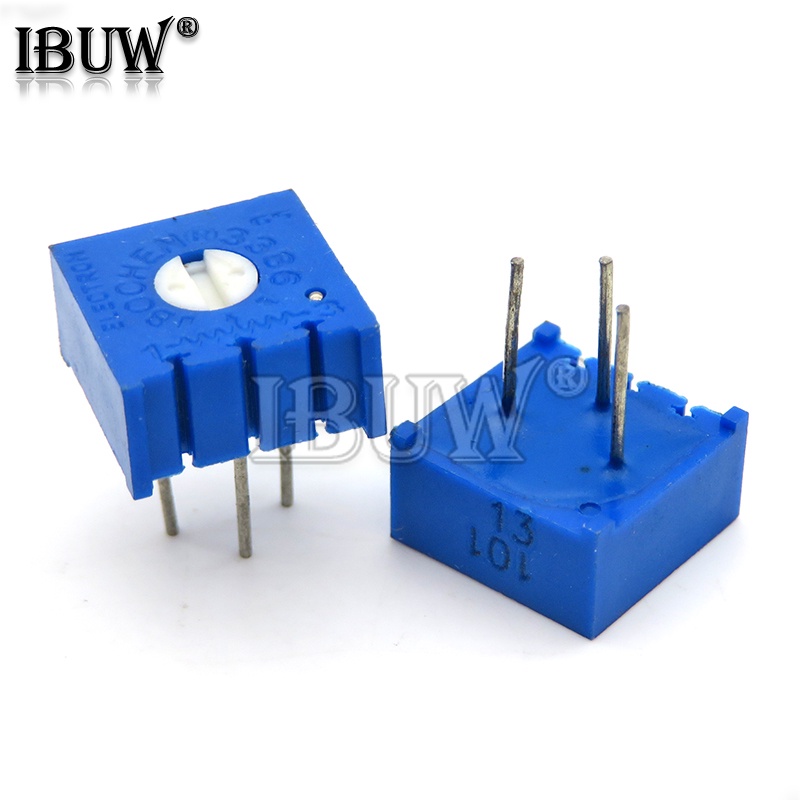 Set 10 Chiết Áp 3386 100 200 500 ohm 1K 2K 5K 10K 20K 50K 100K 200K 500K 1M ohm 103 Chuyên Dụng